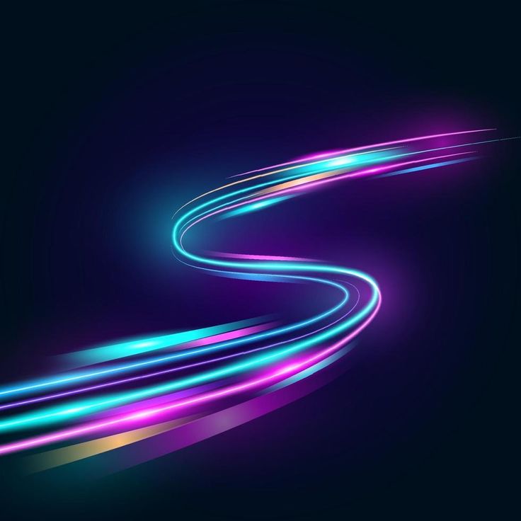 Neon waveform bands stacked in sequence representing the ordered stages of a mix bus processing chain