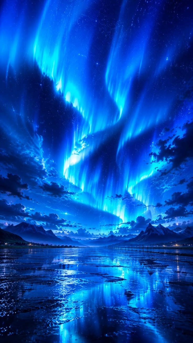 Aurora over a night sky representing a retuned reference changing the overall colour of a mix