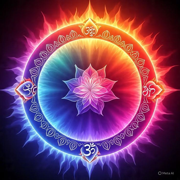 Celestial abstract artwork representing the solfeggio scale and its historical tuning tradition