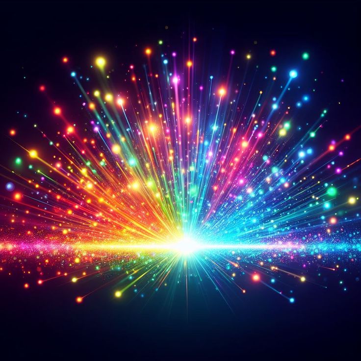 Luminous abstract mind imagery representing the entrainment of brainwave states to a rhythmic pulse
