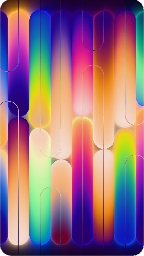 Abstract decaying energy imagery representing the decay envelope of an impulse response