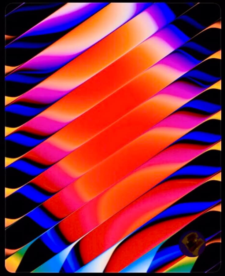 Abstract band shape artwork representing the relationship between Q, bandwidth and the shape of an EQ band